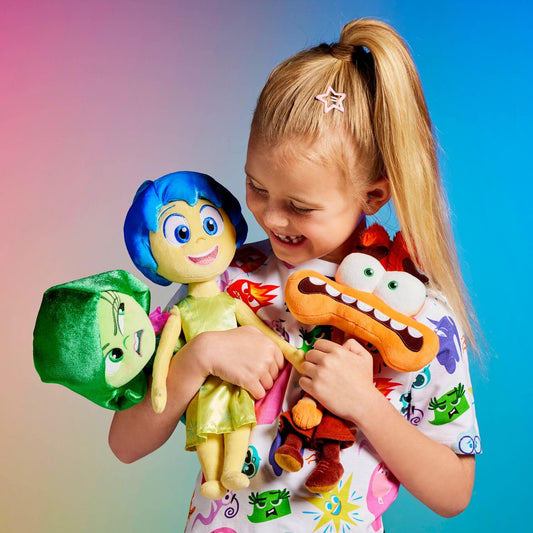 Disney Store Joy plush with embroidered features for a lasting, friendly smile
