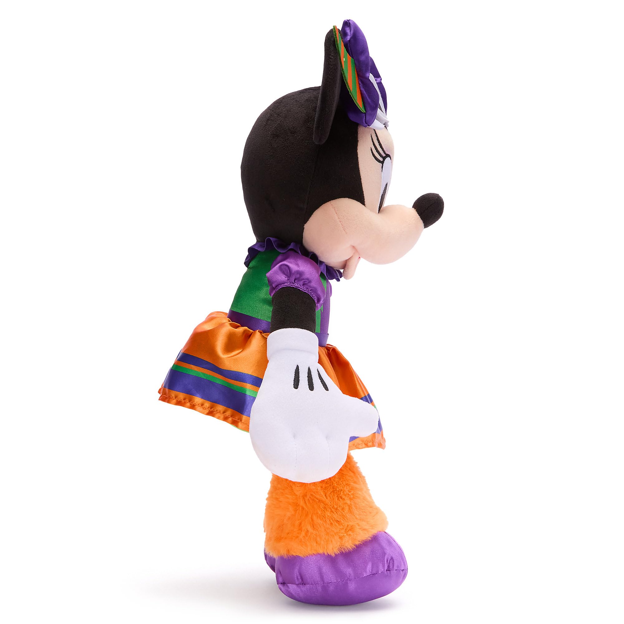 Disney Store Minnie plush featuring foam horns creates playful monster accents.