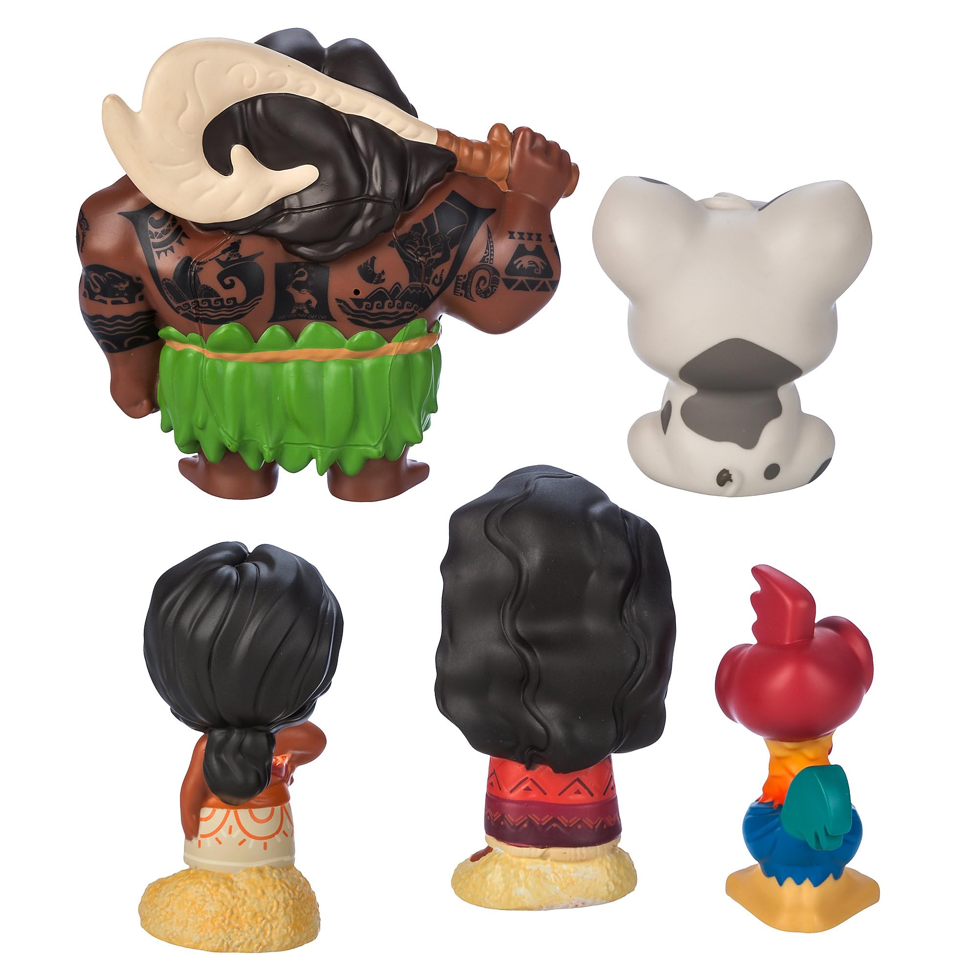 Disney Store Moana 2 five-figure set: durable bath fun.