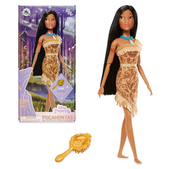 Disney Store Pocahontas doll in classic outfit for imaginative play