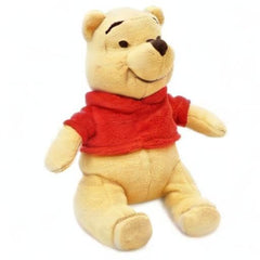 Embroidered features and detailed sculpting capture Pooh's charm in soft velour fabric.