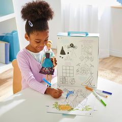 Cinderella doll with mesh apron for creative dress-up scenarios