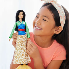 Disney Store Mulan brush with molded details included for styling sessions