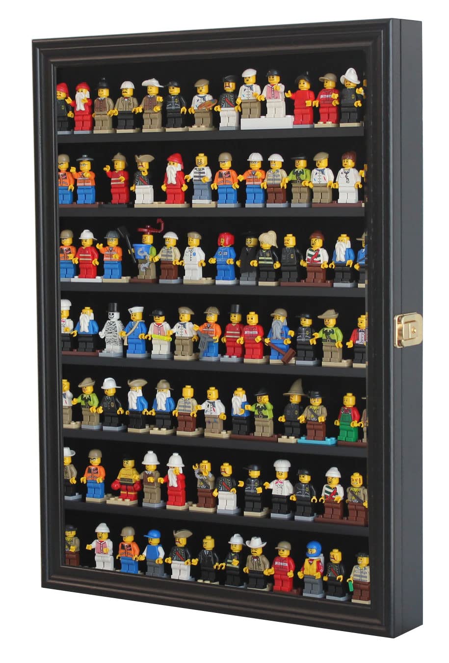 DisplayGifts compact cabinet with 19H x 14W x 1.75D dimensions.