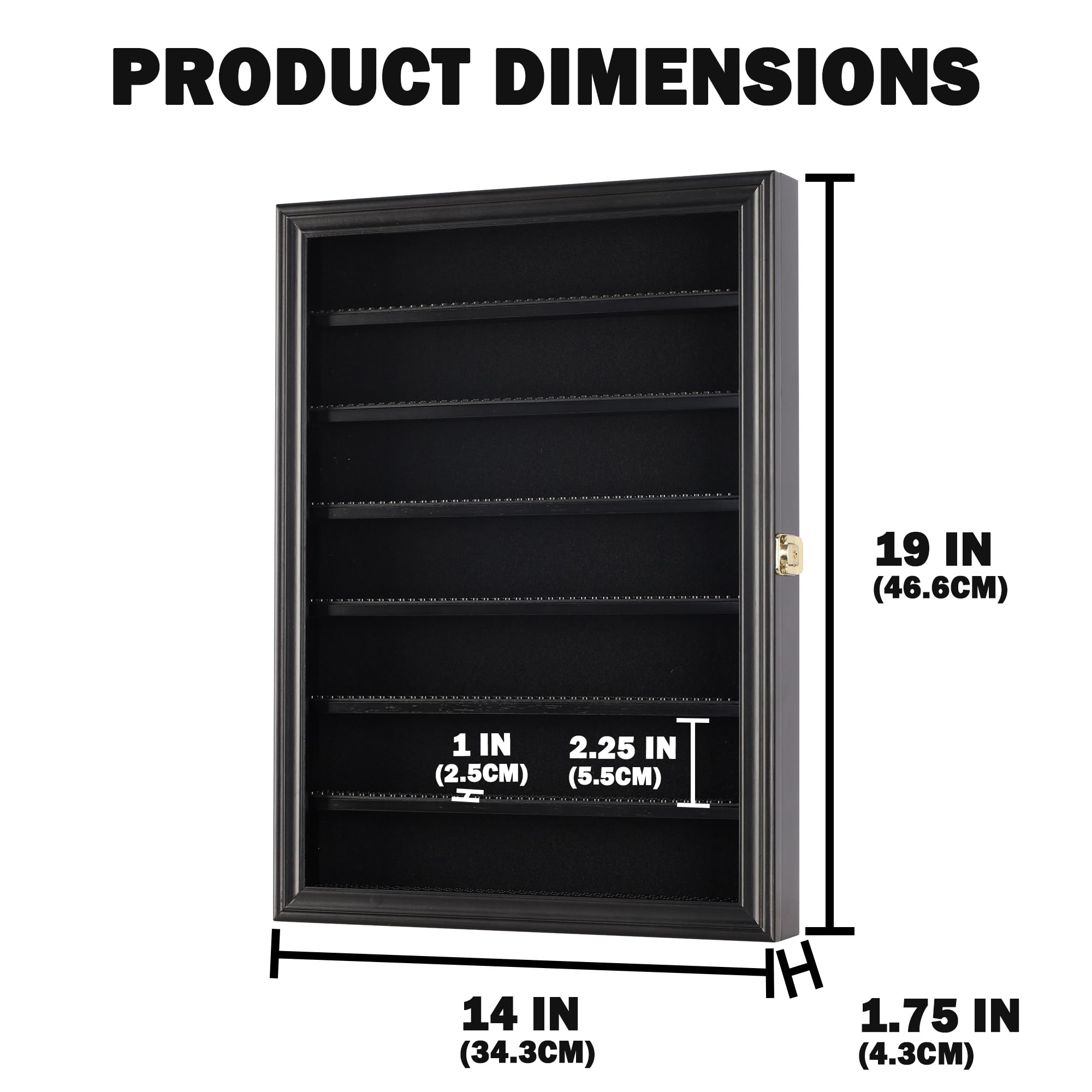 DisplayGifts UV protection door helps preserve colors of your mini collectibles.