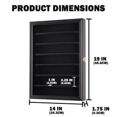 DisplayGifts UV protection door helps preserve colors of your mini collectibles.