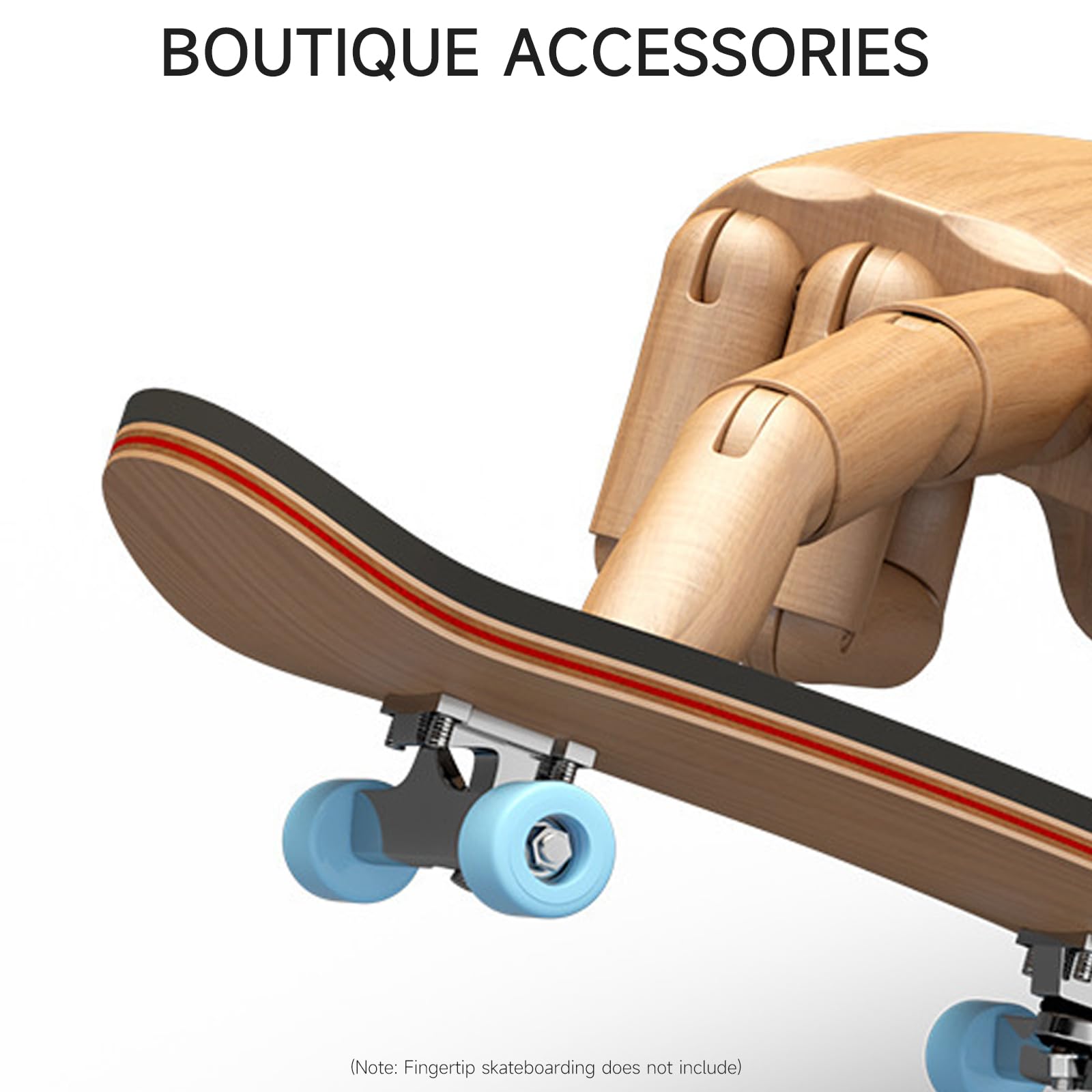 DisplayMore Fingerboard Trucks deliver stable rides and reduced looseness.