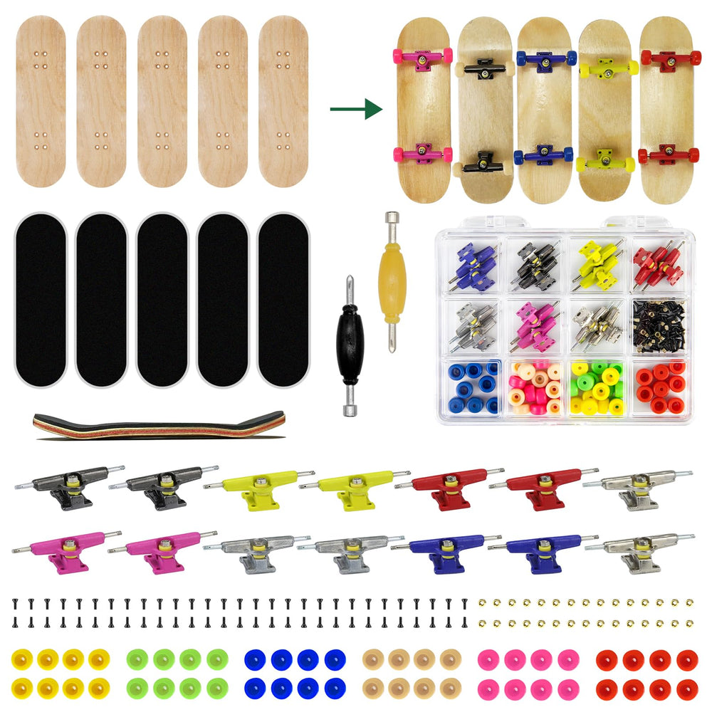 DisplayMore Premium Fingerboard Deck with Classic design for easy DIY builds.