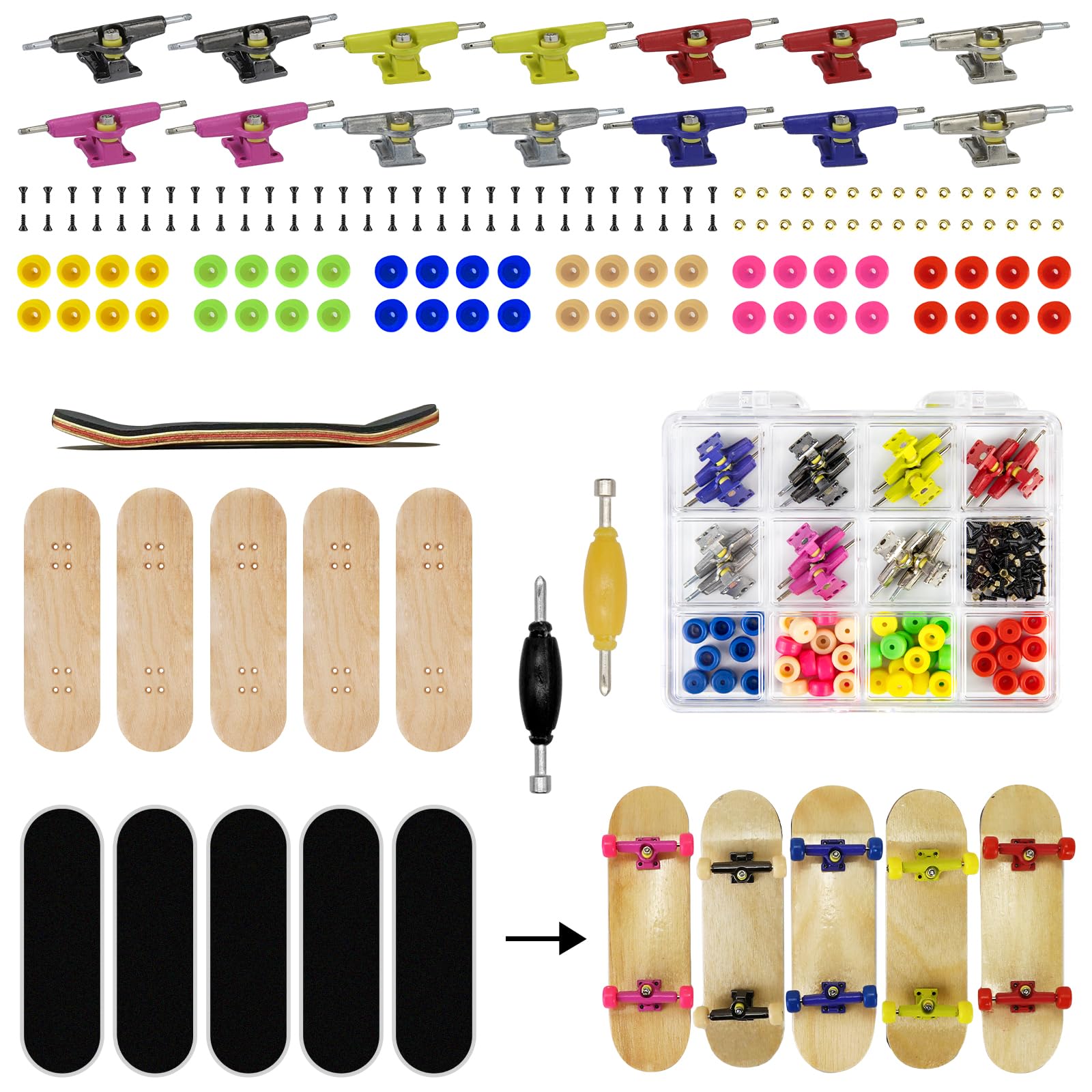 DisplayMore Screws and Nuts kit supports quick, secure assembly.