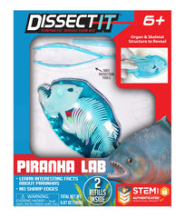 Dissect-It Piranha internal organs layout for guided exploration