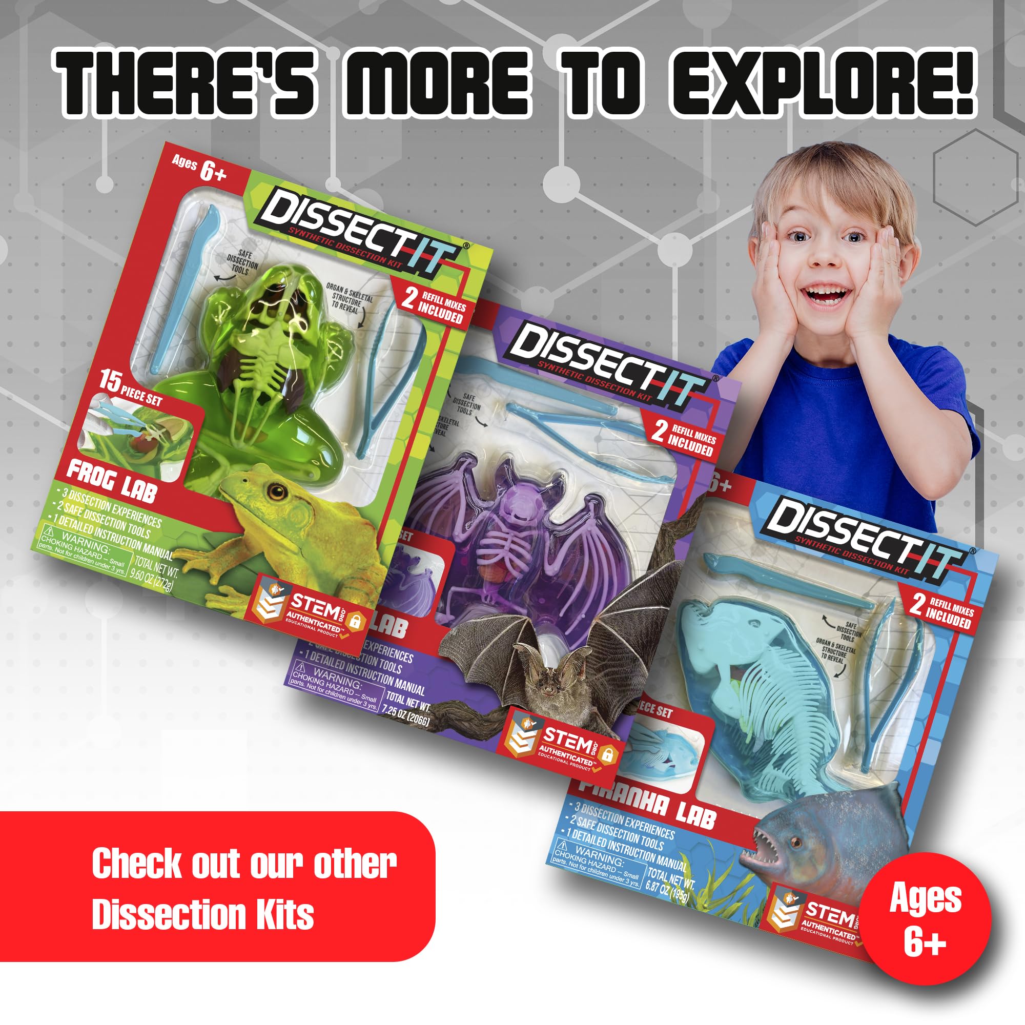 Dissect-It Salamander no-odor design for odor-free dissections