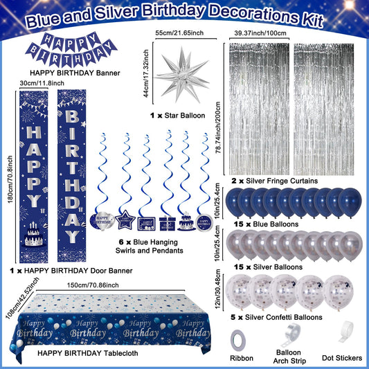 Distasio silver explosion balloon adds festive focal point