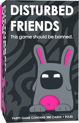 Disturbed Friends party game box front for adults