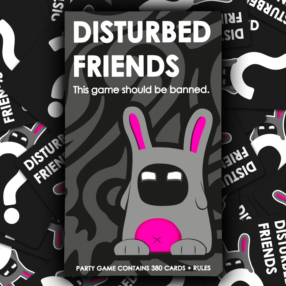 Disturbed Friends white elephant setup with cards