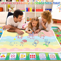 Diteryy water doodle mat 60x40 gift-ready packaging for kids.