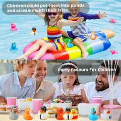Diteryy bulk rubber ducks brighten pool parties and summer gatherings.