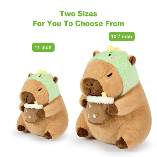 Ditucu capybara dinosaur plush with creative design for playful decor.
