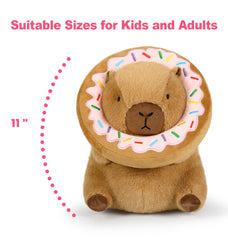 Ditucu capybara plush face detail showing cute expression