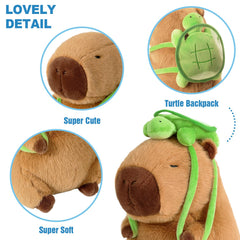 Ditucu capybara plush home decor-friendly, warm accent for kids' rooms.