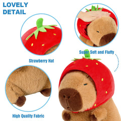 Ditucu capybara plush decor in living room or bedroom.