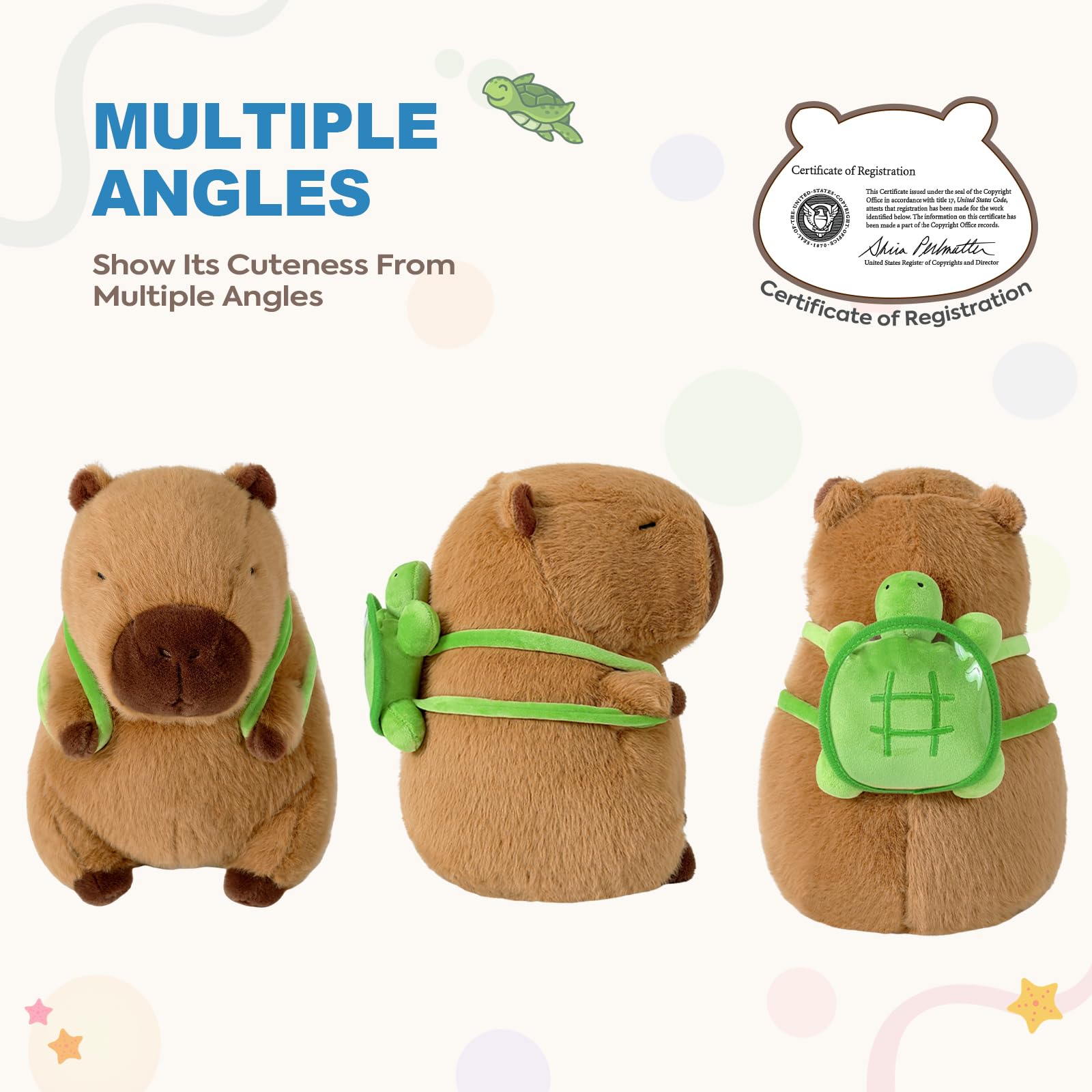 Ditucu capybara plush in size-9 detail, great for gifting and hugging.