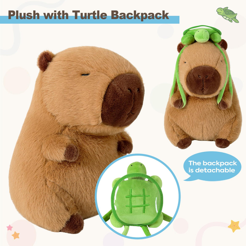 Ditucu capybara plush soft fabric close-up for cozy hugs and durable softness.