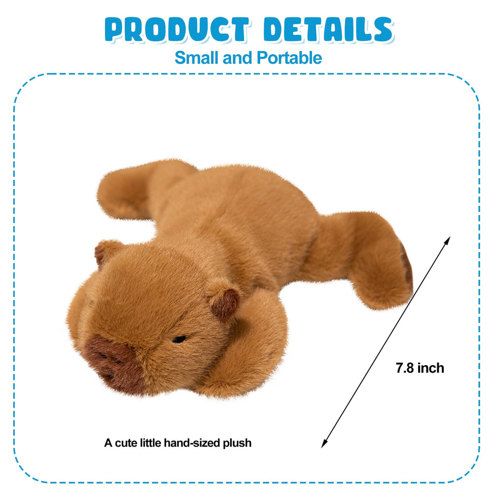 Ditucu capybara plush textured limbs invite tactile play and add lifelike charm.