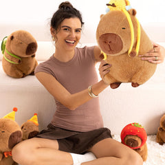 Ditucu capybara plush vacuum packing before opening, easy to fluff