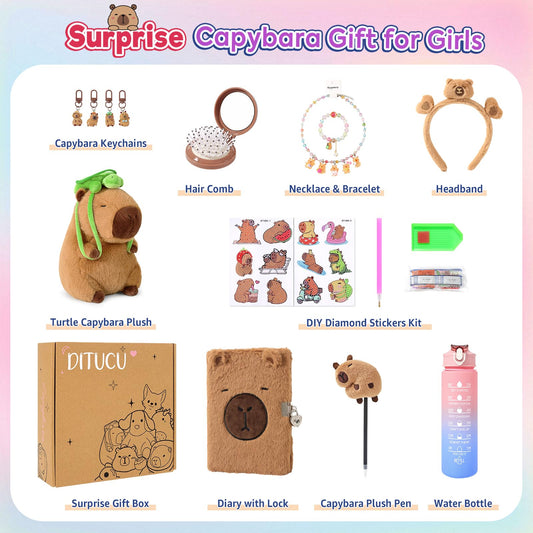Ditucu capybara water bottle 750ml for hydration on adventures.