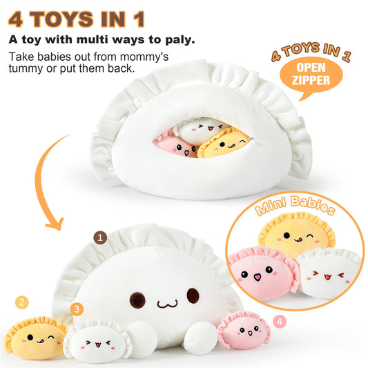 Ditucu dumpling littles 4inch plush companion for playtime and storytelling