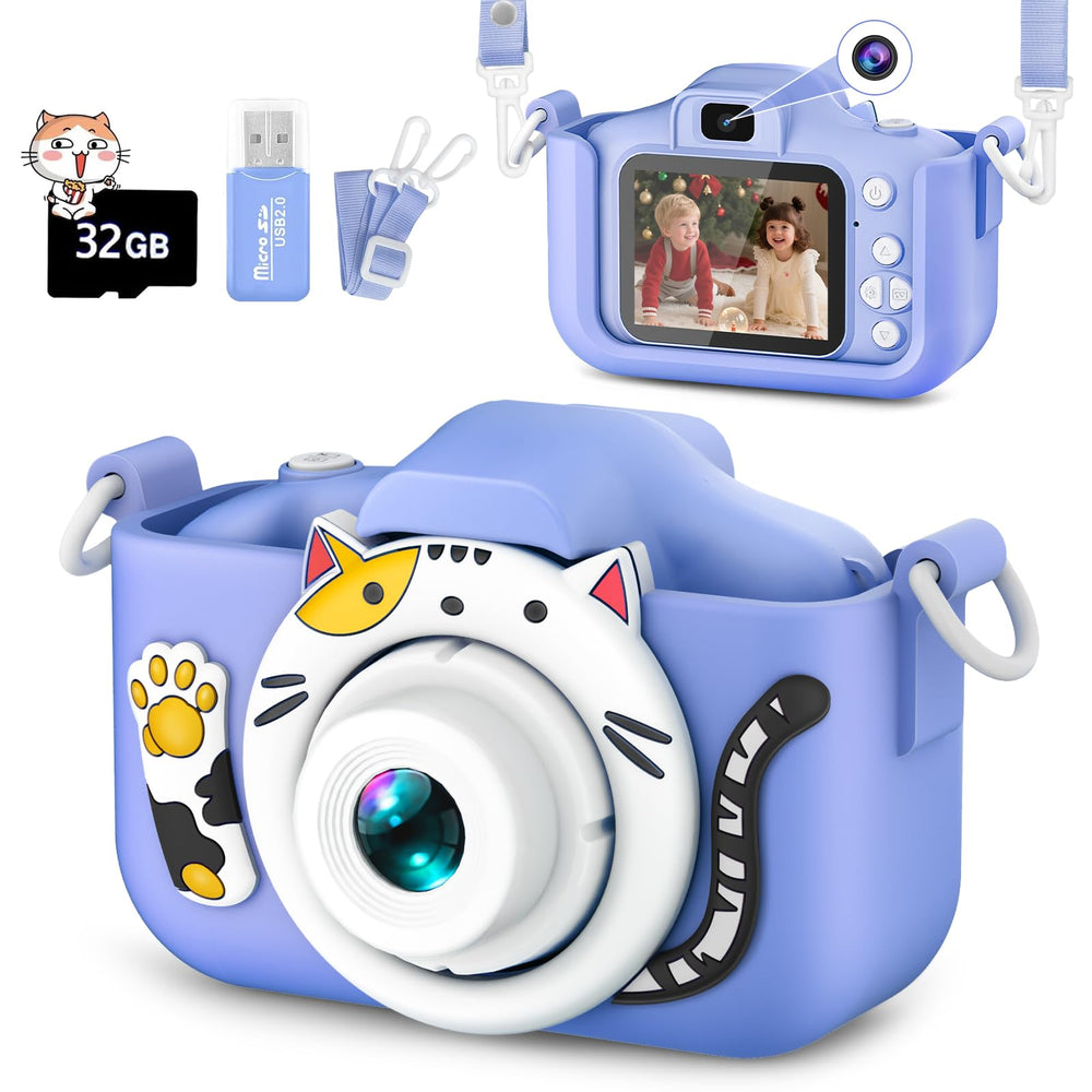 DITUPAN Upgrade Kids Camera front view for simple selfies and family memories.