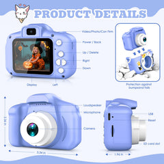 DITUPAN Upgrade Kids Camera in hand demonstrates easy, kid-friendly photography.