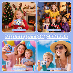 DITUPAN Upgrade Kids Camera screen graphics highlighting 48MP and 1080P video features.