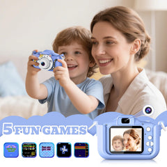 DITUPAN Upgrade Kids Camera side view highlighting compact, lightweight design.