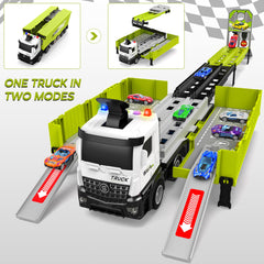 Diuerma truck toy features flashing lights and horn sounds for immersive play