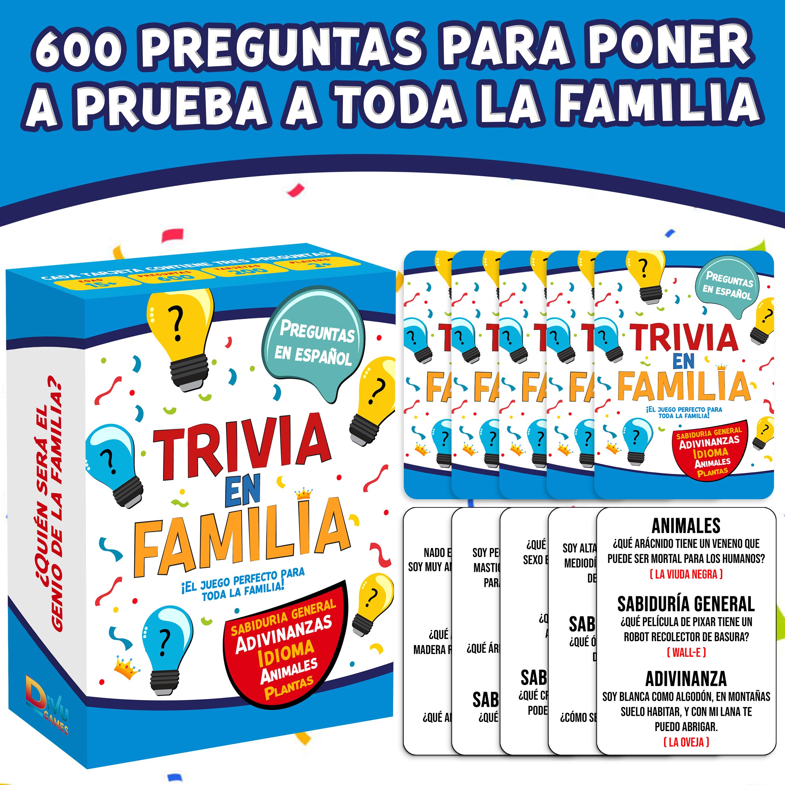 Family game night with DiVU Games Trivia for Family in action fosters bonding.