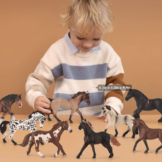Divwa Pinto Stallion figurine—lifelike pose for imaginative play and shelf display.