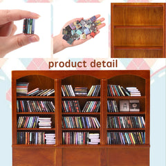 DIYDEC mini bookshelf with white desk offering an adorable workspace accent