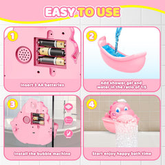 Diyfrety 250ml-capacity bubble bottle in action creates continuous bubbles