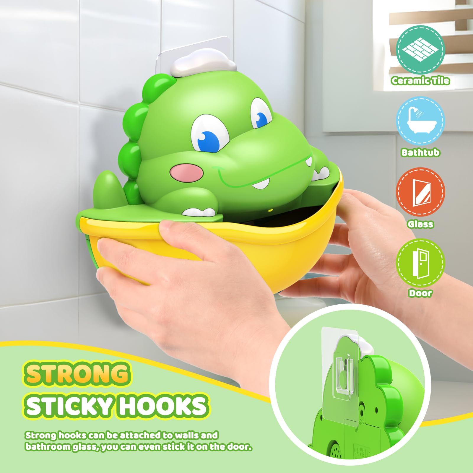Diyfrety dinosaur bubble toy stored dry after use