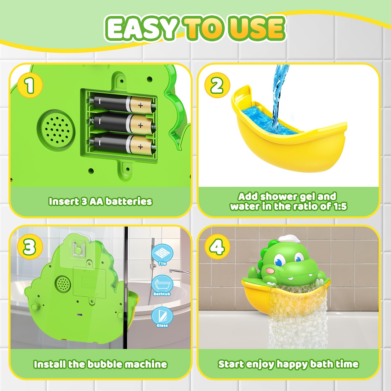 Diyfrety bubble solution setup for rich foam generation