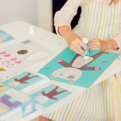 Djeco kid-friendly paste and easy assembly for young creators