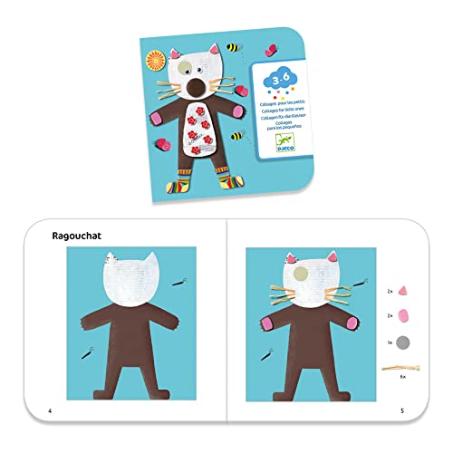 Djeco premium crafting materials with colorful papers spark imagination