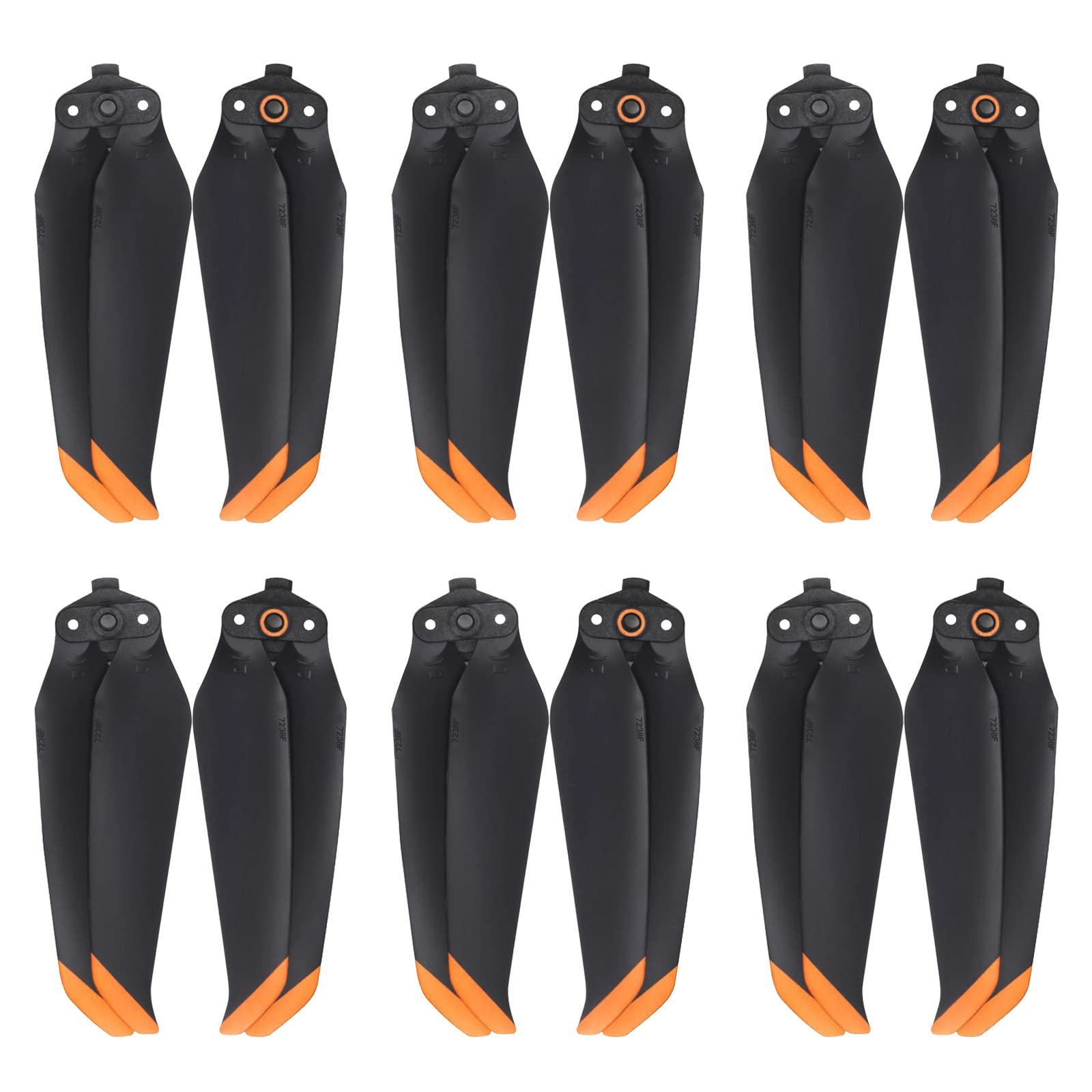 DJI Air 2s orange propellers for quick replacement and safer flights.