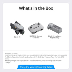 DJI Air 3S offers up to 45 minutes of flight time.