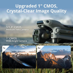 DJI Air 3S delivers cinematic 4K/60fps HDR video with vibrant color.