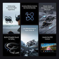 DJI Avata 2 with RC Motion 3 controller for intuitive flight