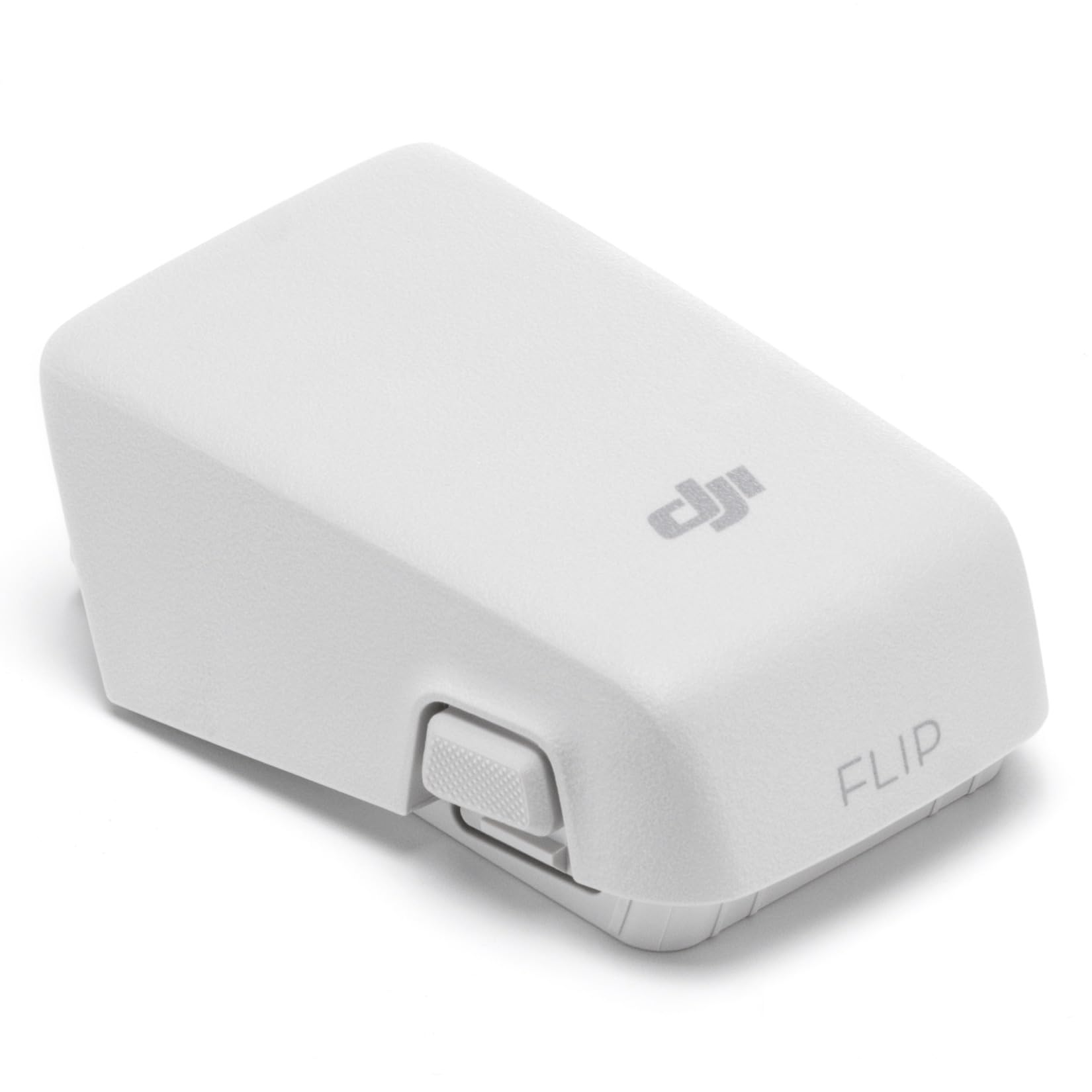 DJI Flip battery specifications label shows capacity and voltage for planning