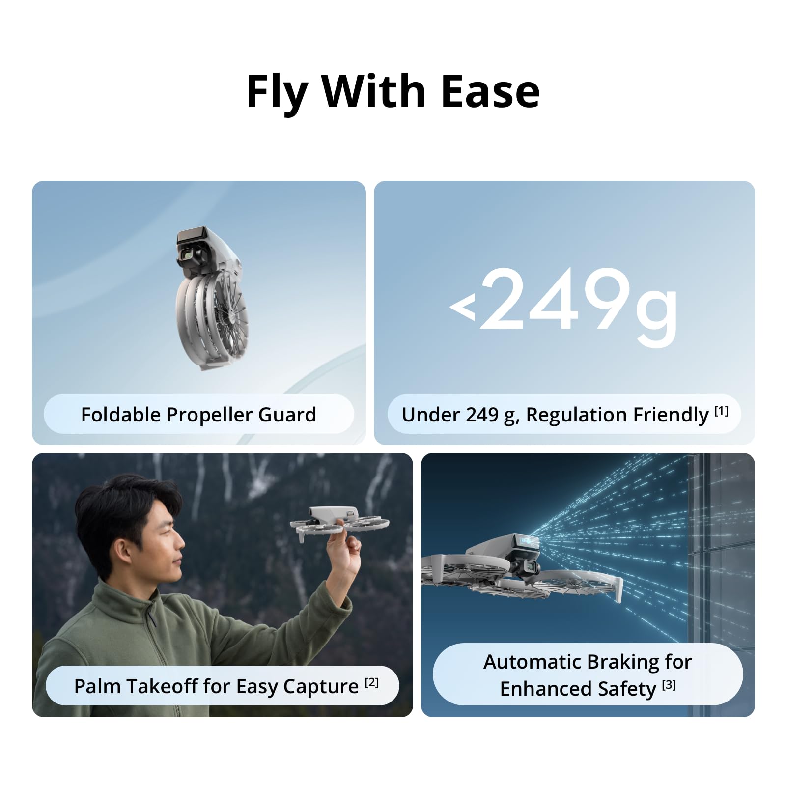 DJI Flip RC2 high-bright screen provides clear field control.