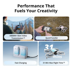 DJI Flip ultra-lightweight design is ideal for travel.